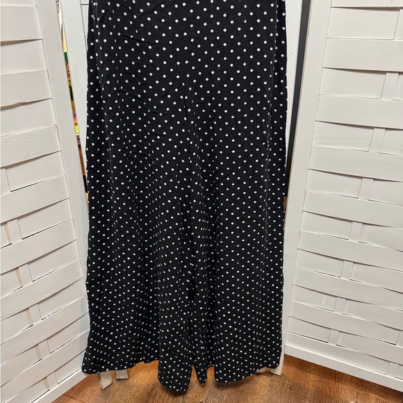 My Street Elegant Black & White Polka Dot Jumpsuit - Picture 3 of 6